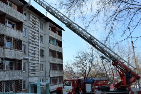 выдвижная лестница для спасения людей